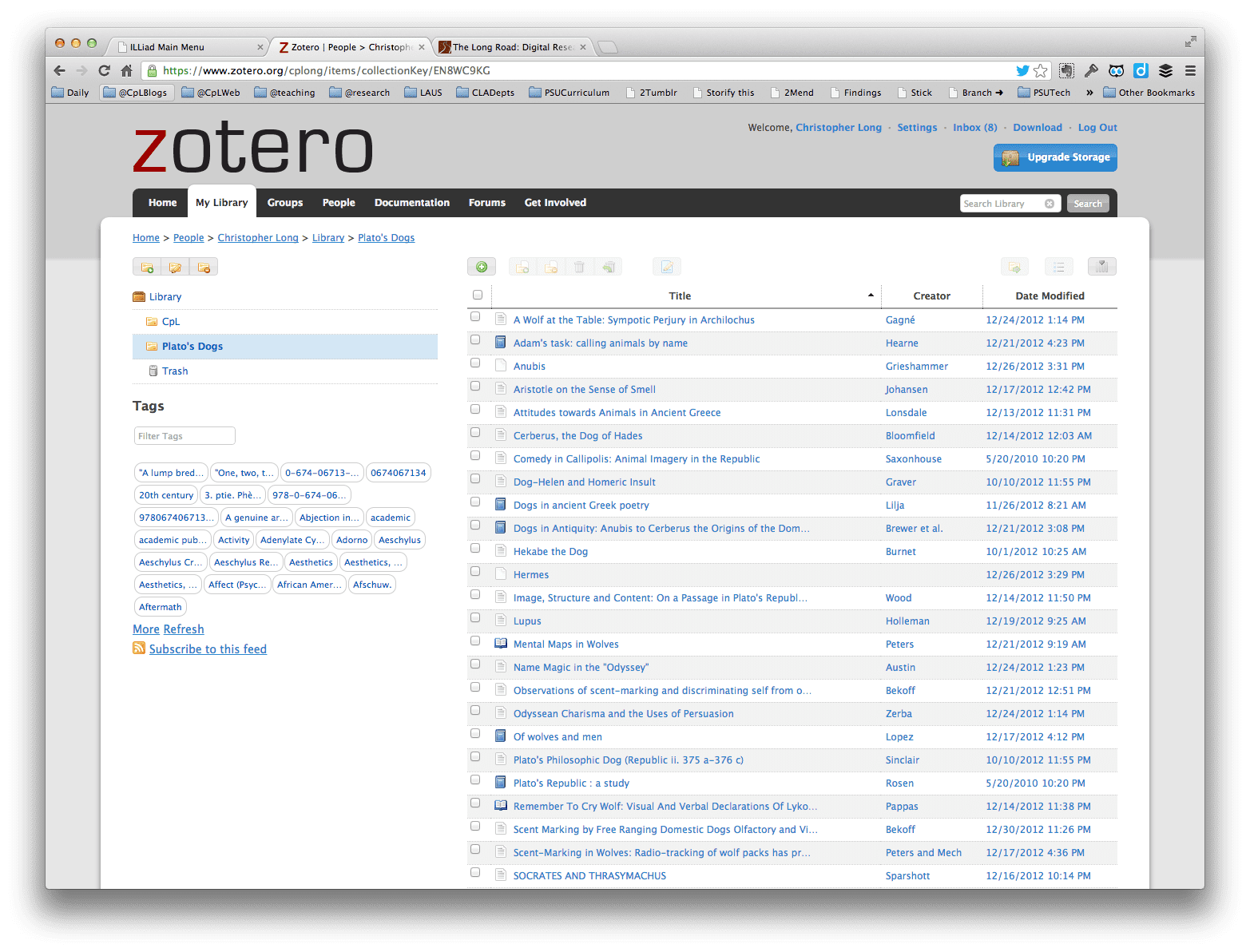 Research Cycle Returns to Zotero